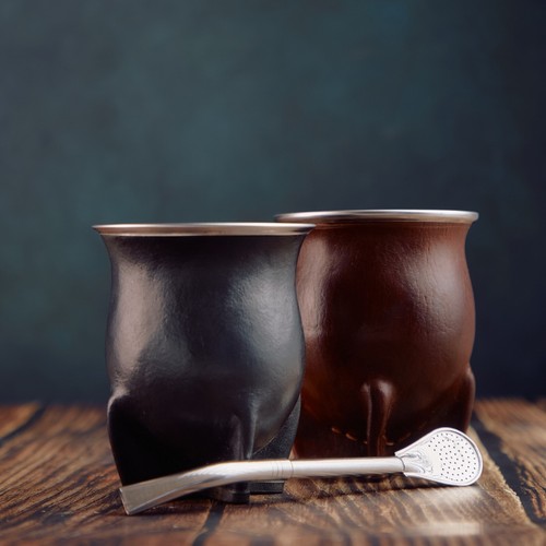 Taza mate camionero - gourd, high